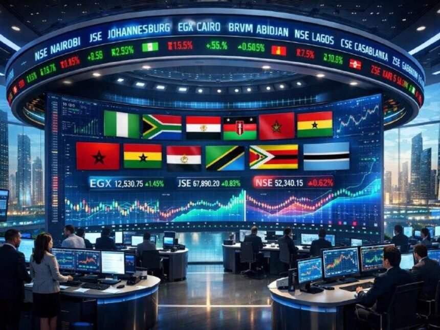 African Stock Markets Diverge as Tanzania Gains 4.8%